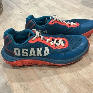 Osaka KAI Mk1 Field Hockey Turf Shoes - French Navy-Oxy Fire